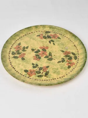 Superb tart / cake dish w/ flowers 13"