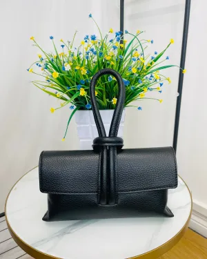 Susan Leather Bag - Black