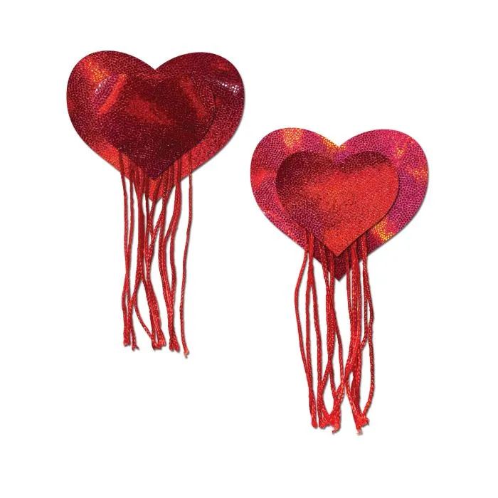 Tassel Glitter Heart Pasties