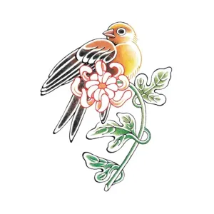 Tattly Pairs Noble Bird Tattoo
