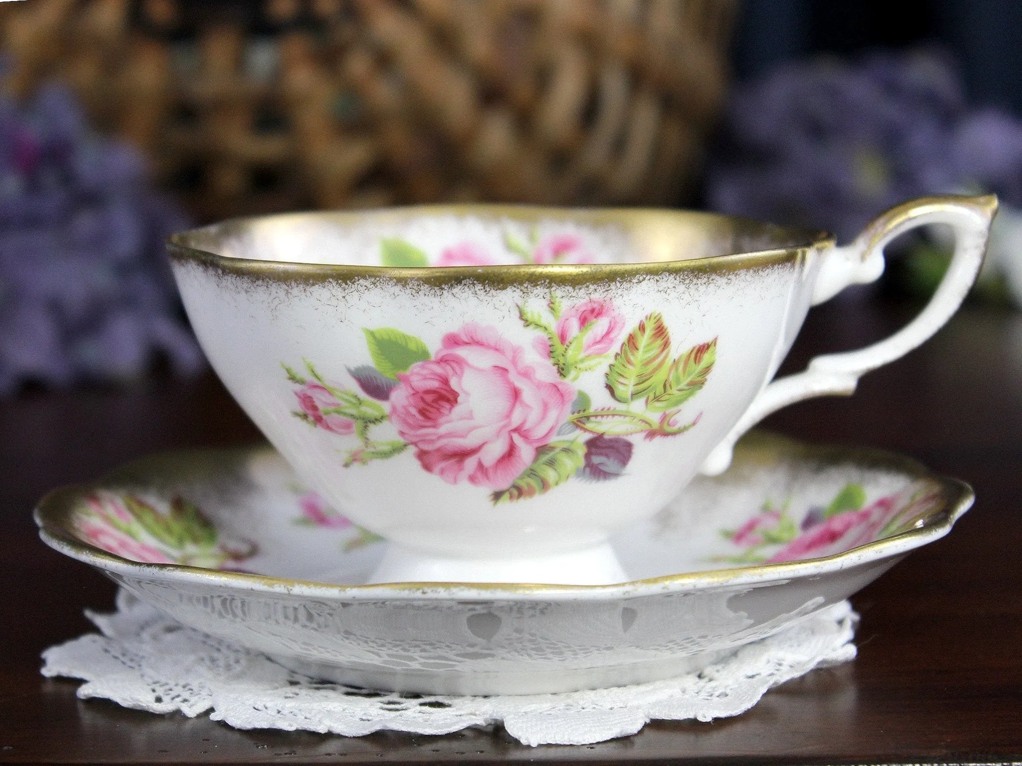 Tea Cup and Saucer, Superb Royal Standard 18208