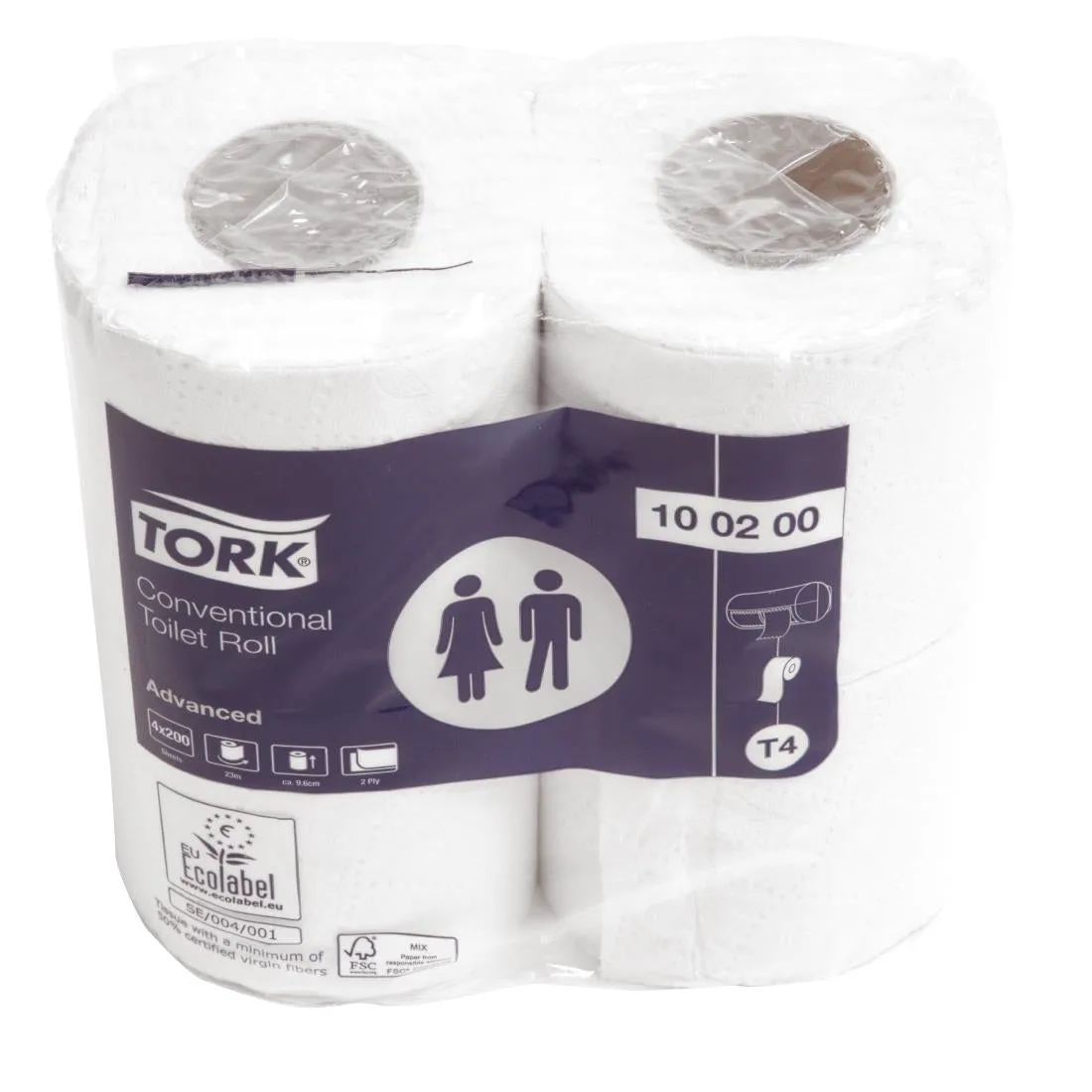 Tork Advanced Conventional Toilet Rolls (Pack of 36) - FA702