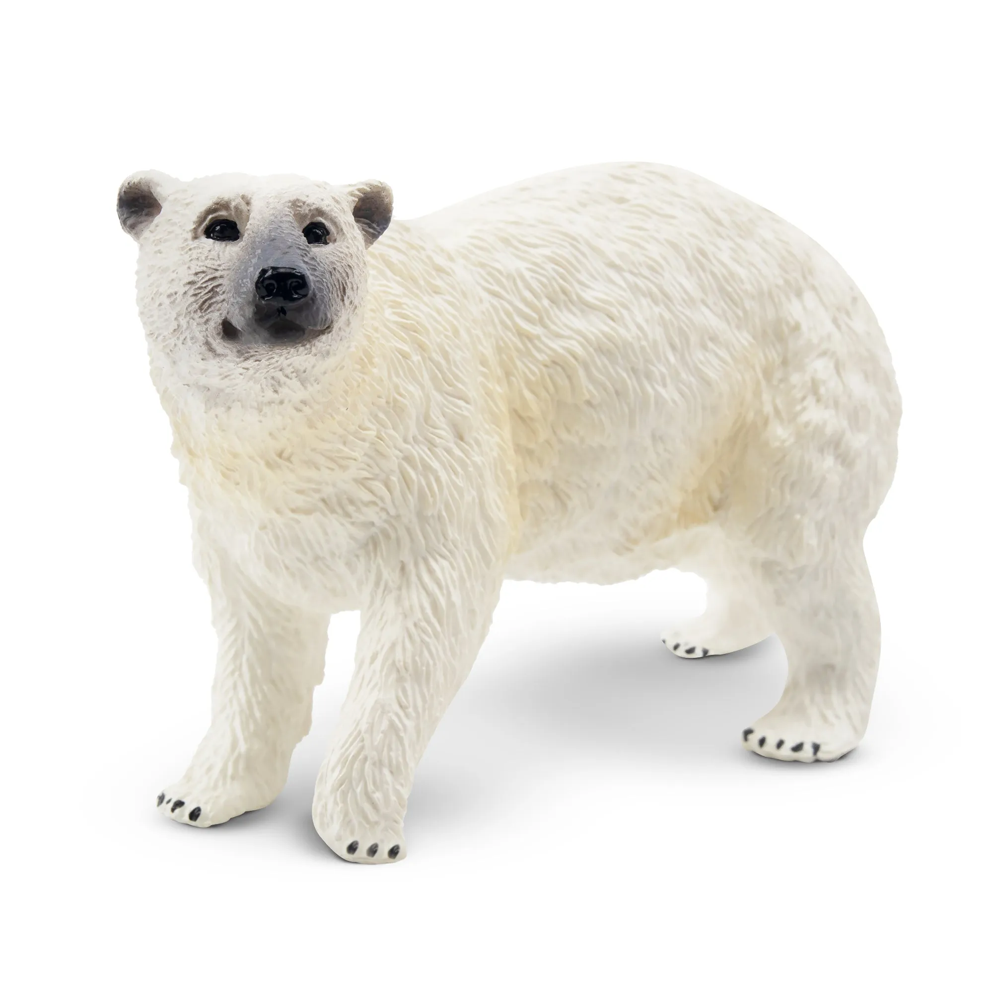 Toymany Male Polar Bear Figurine Toy