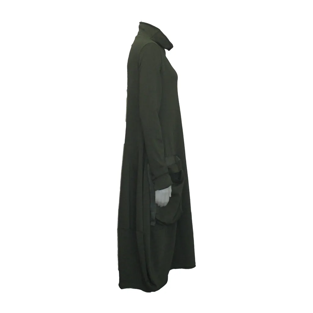 TULIP SWEAT DRESS, CAMP - RUNDHOLZ BLACK LABEL
