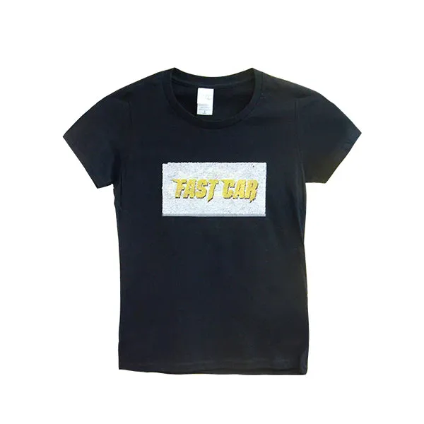 White Sequin Transfer Rectangle Shape