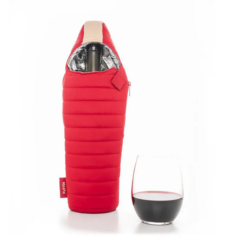 Wine Bag Merlot/Tan