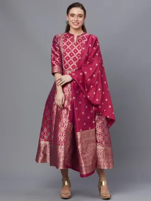 Women Purple Printed Dress