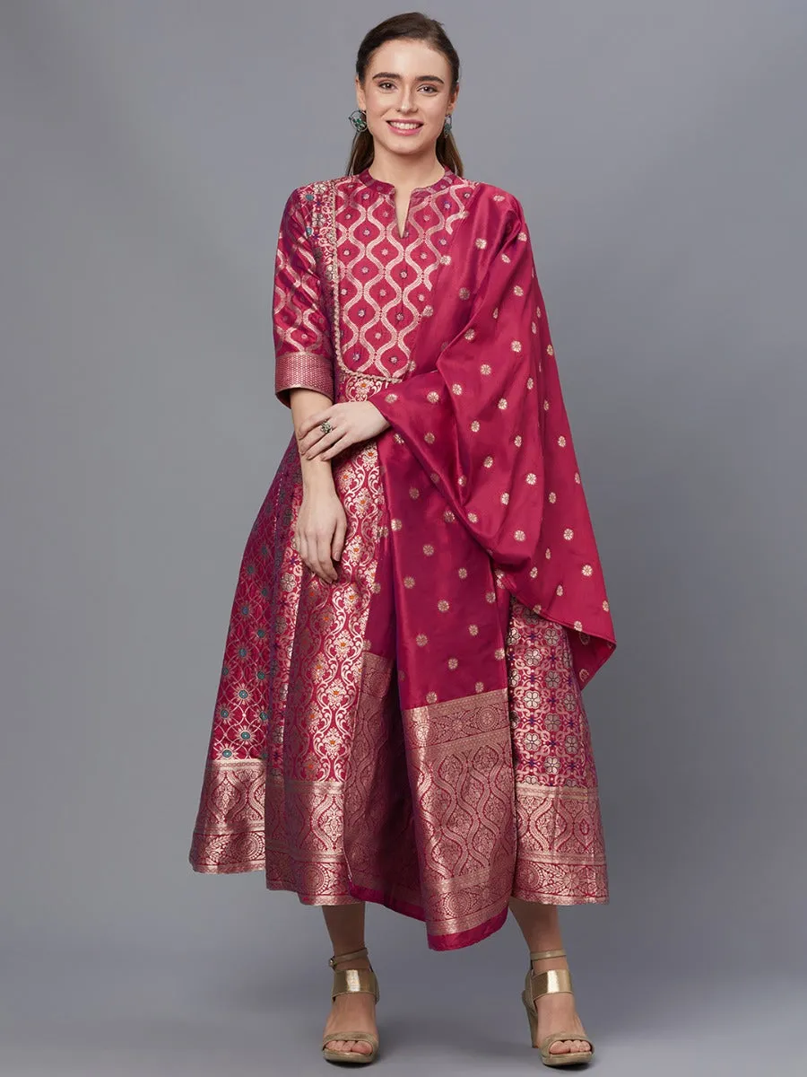 Women Purple Printed Dress