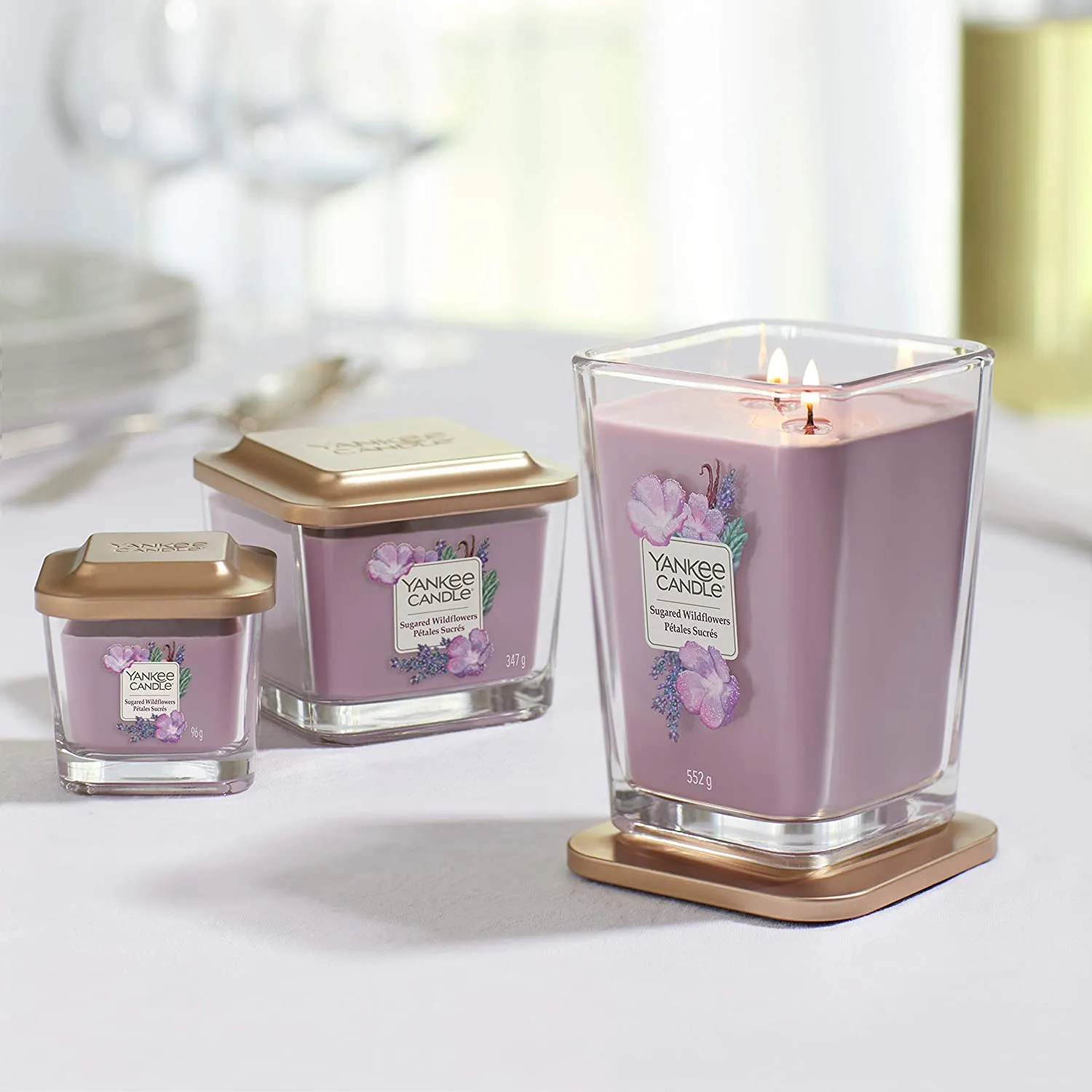 Yankee Candle Sugared Wildflowers Petales Sucres Medium Candle