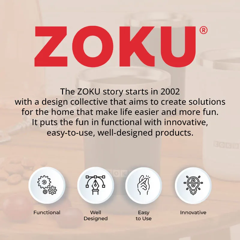 Zoku Kids Flip Gulp Bottle with Carrying Cord | Red Color | 3 x 7 inches